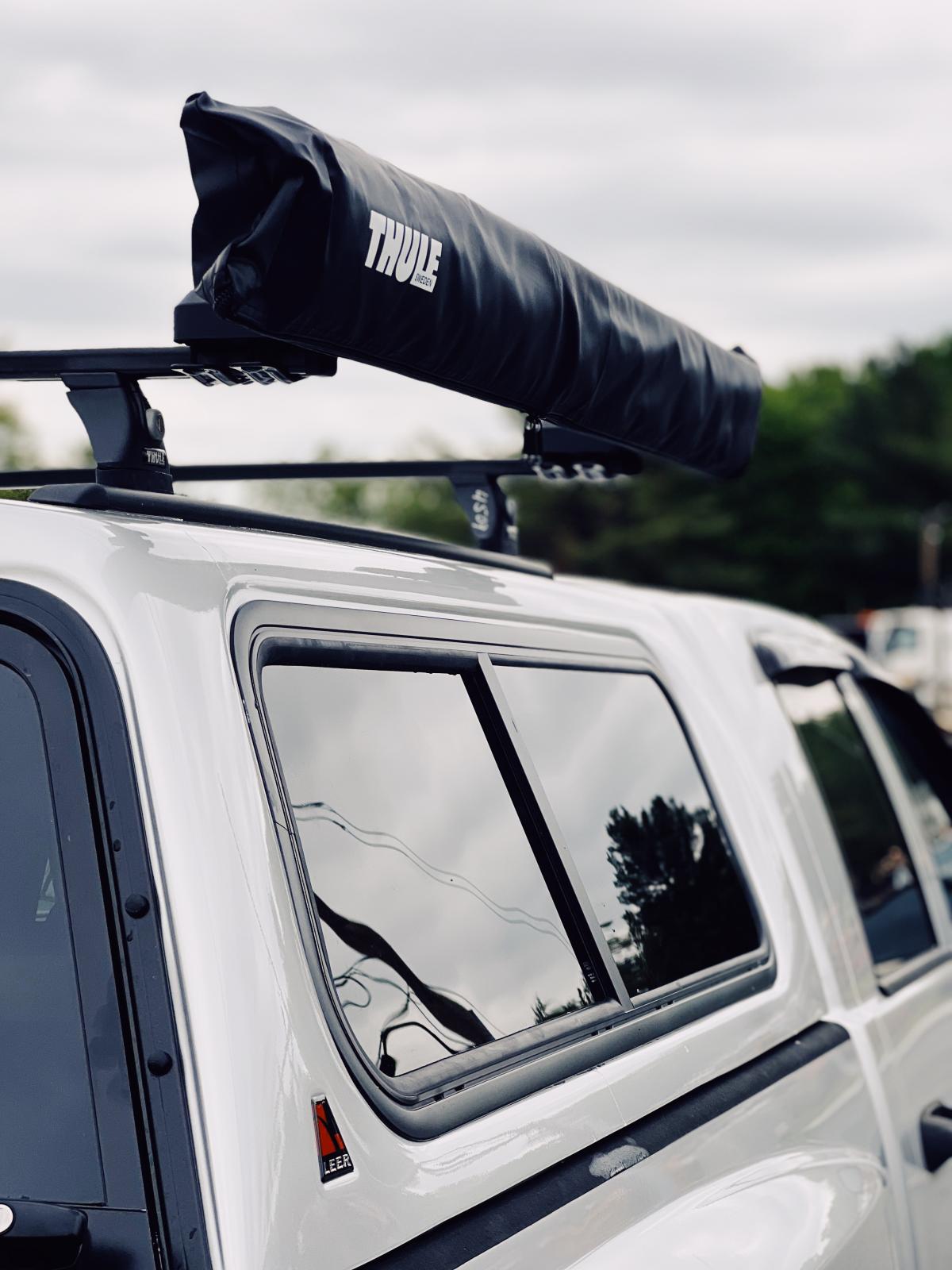 Adding roof rack to camper online shell